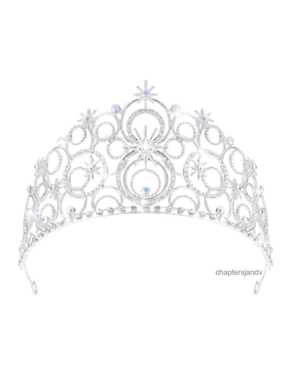 Rhinestone Tiara Headband Crystal Crown for Women Bridal Wedding Prom